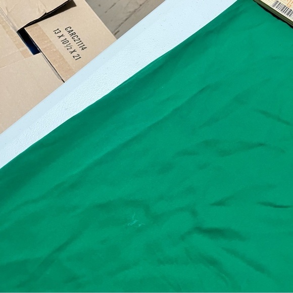 Milly Emerson Dress Kelly Green Long Sleeve Silk Blend Size 6 Q2 - Picture 10 of 11